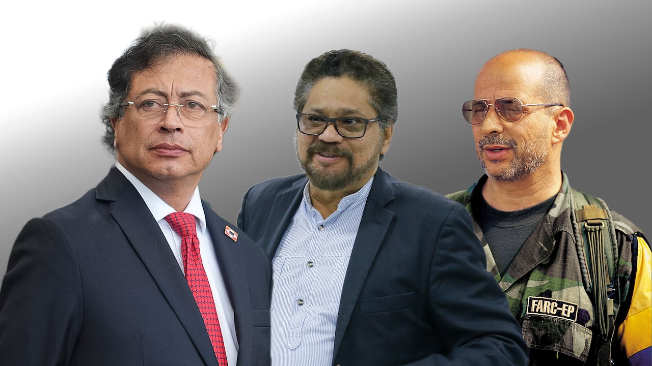 El presidente Gustavo Petro desató la polémica en redes por mensaje sobre Simón Trinidad e Iván Márquez.