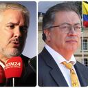 Iván Duque, Gustavo Petro y Juan Manuel Santos.