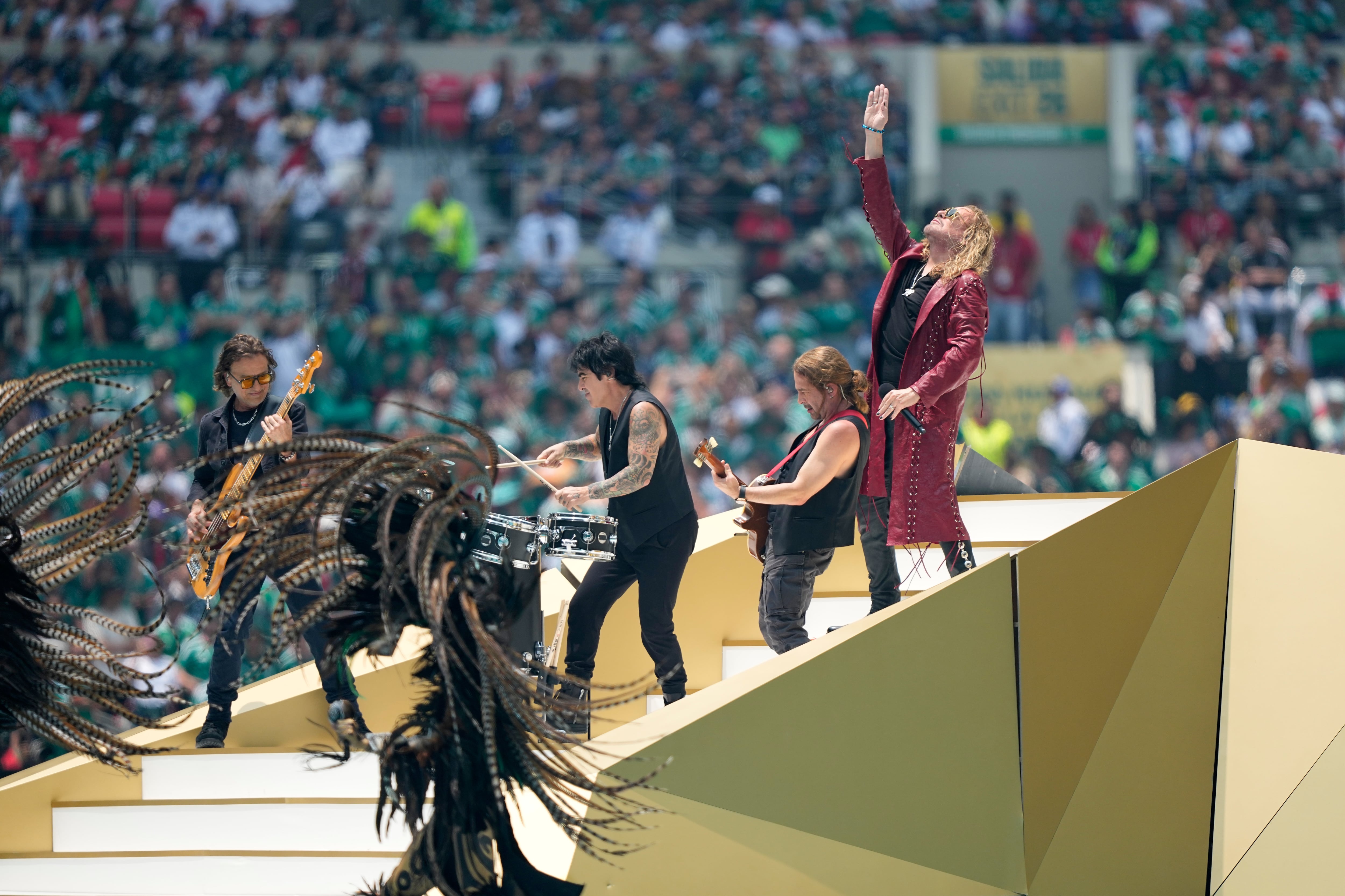 Presentación de Maná en la inauguración del Mundial 2026.