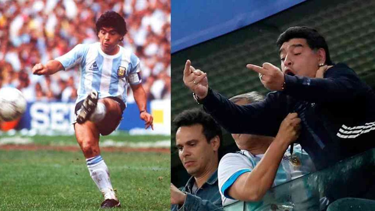 La protagónica actuación de Diego Maradona en Nigeria-Argentina