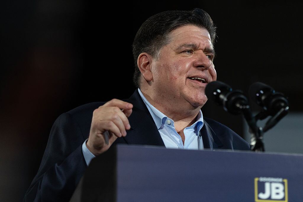 CHICAGO, ILLINOIS - JUNE 26: Illinois Governor JB Pritzker speaks during a rally where he announced he would be seeking a third term in the Illinois governor's office on June 26, 2025 in Chicago, Illinois. Pritzker, an heir to the Hyatt Hotels fortune and one of the nation’s wealthiest politicians, is thought to have ambitions for a 2028 presidential run. (Photo by Scott Olson/Getty Images)