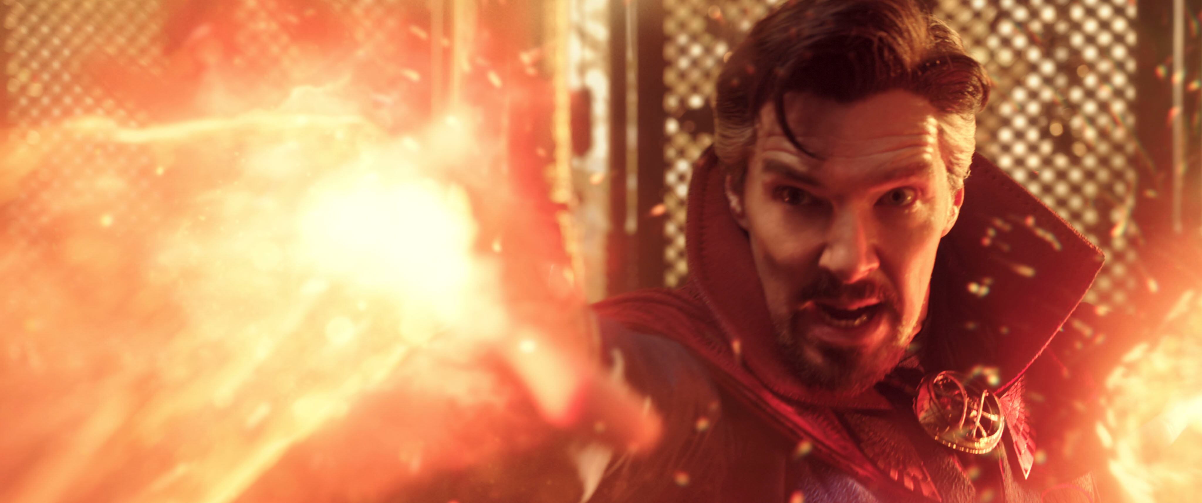 Benedict Cumberbatch as Dr. Stephen Strange in Marvel Studios' DOCTOR STRANGE IN THE MULTIVERSE OF MADNESS. Photo courtesy of Marvel Studios. ©Marvel Studios 2022. All Rights Reserved.