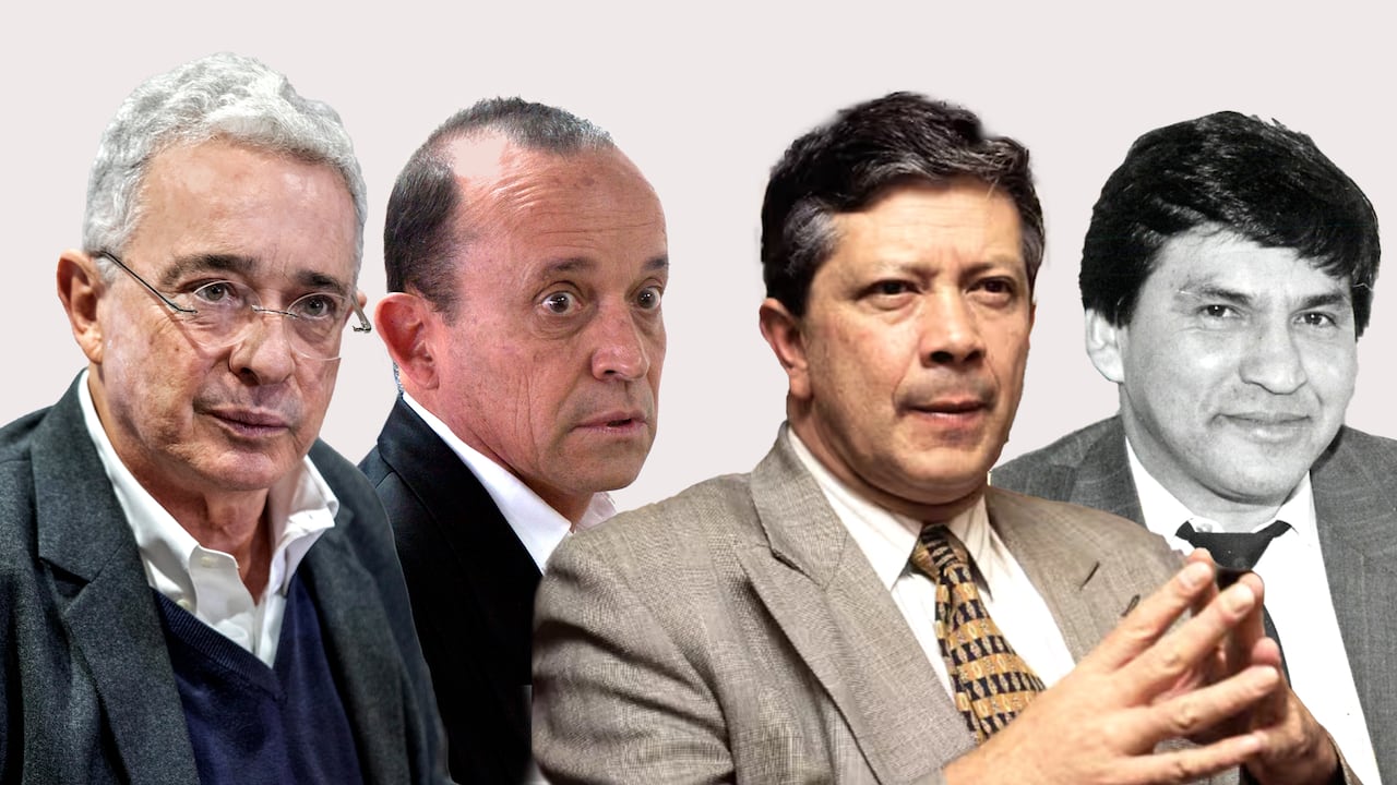 Álvaro Uribe Vélez, Santiago Uribe Vélez, Jorge Eduardo Umaña, Jesús María Valle.