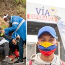 El programa Vía Esperanza, de la empresa Vía 40 Express, ofrece atención humanitaria y social a 700 migrantes venezolanos a la semana, que se desplazan a pie hacia las ciudades del sur del país. Tienen apoyo del equipo móvil de la Cruz Roja y la OIM.