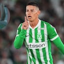 James Rodríguez y la herida que le quedó tras el partido. contra Inter de Bogotá.