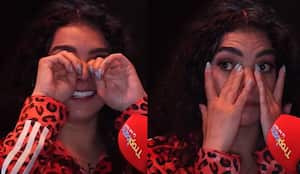 La famosa no pudo evitar llorar al hablar de su papá.