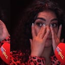 La famosa no pudo evitar llorar al hablar de su papá.