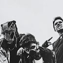Integrantes de la banda de heavy metal Van Der Dijs