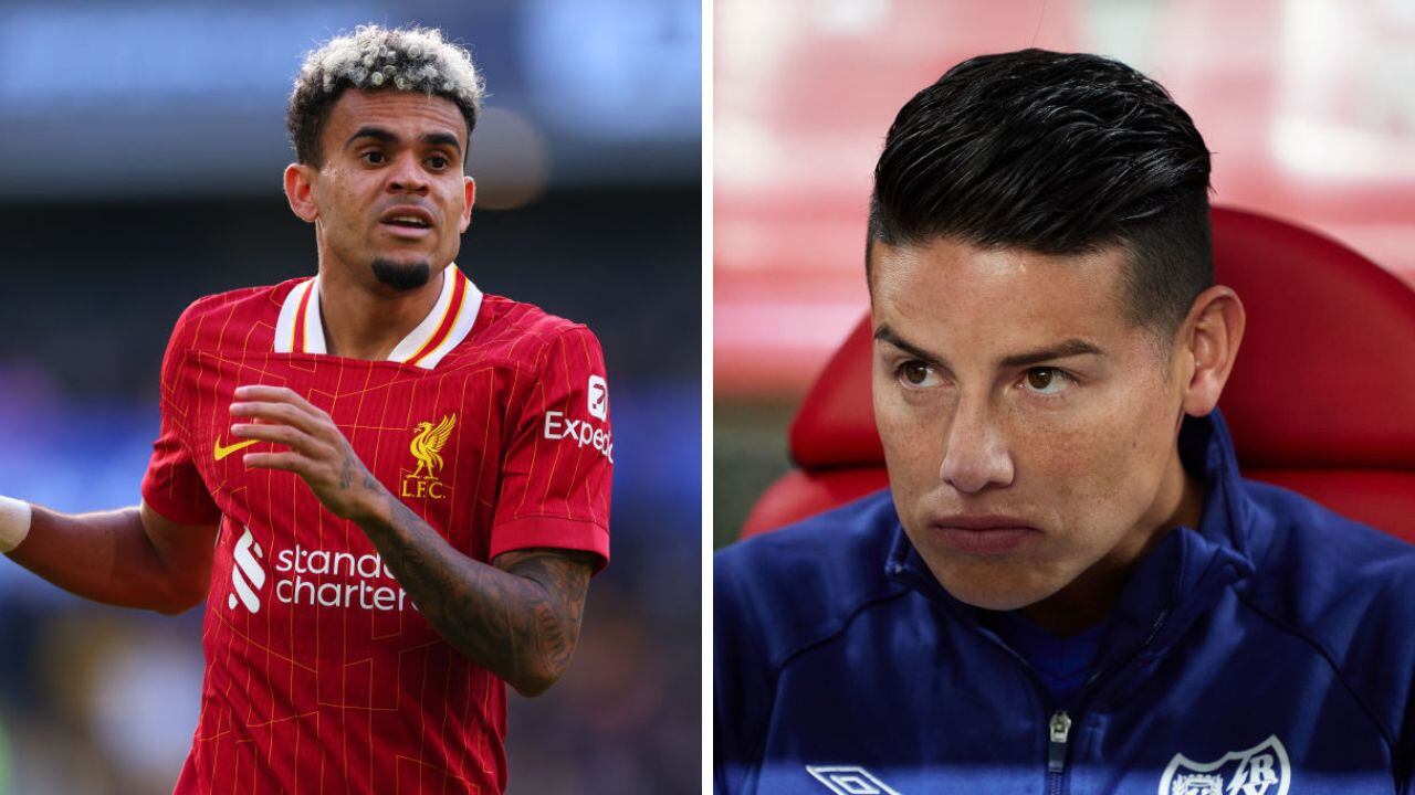 Luis Díaz y James Rodríguez.