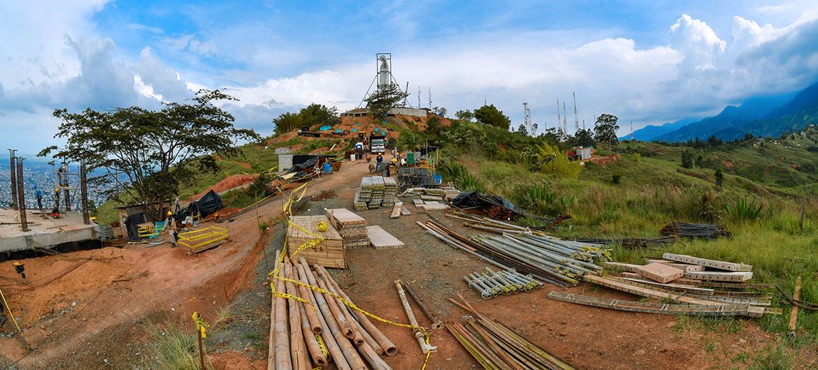 El monumento Cristo Rey de Cali sigue cerrado por obras; avanzan en un 33%.