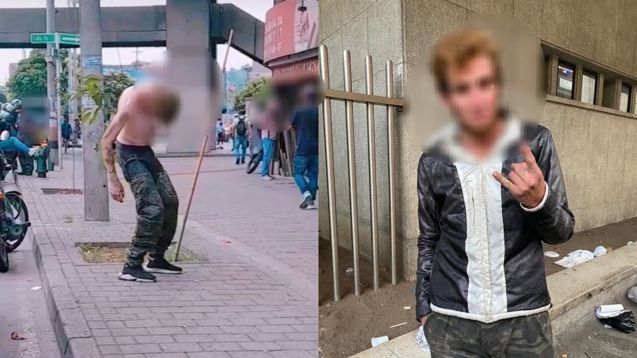 Joven grabado como ‘zombi’ en Medellín