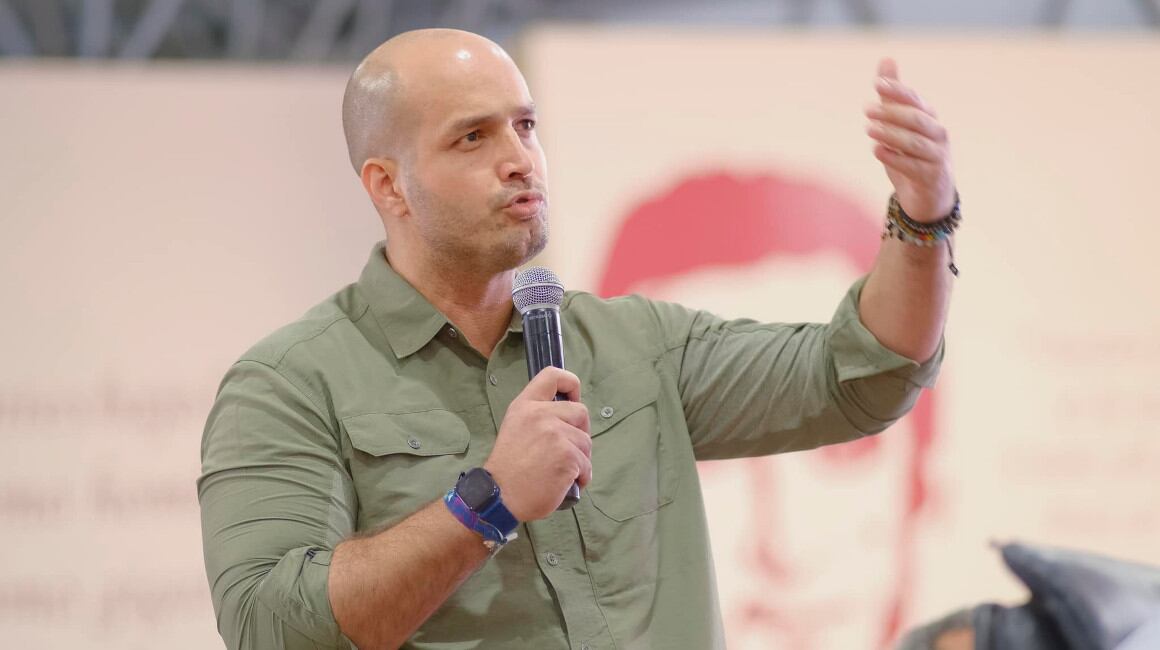 Agustín Intriago, alcalde de Manta, Ecuador.