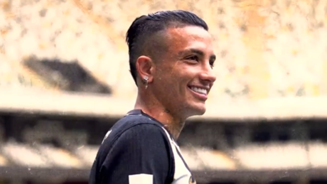 Kevin Castaño el día de su oficialización como nuevo jugador de Atlético Mineiro