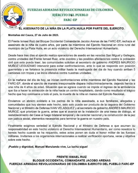 las exequias de la niña Salomé se cumplieron en la tarde del domingo, 30 de julio