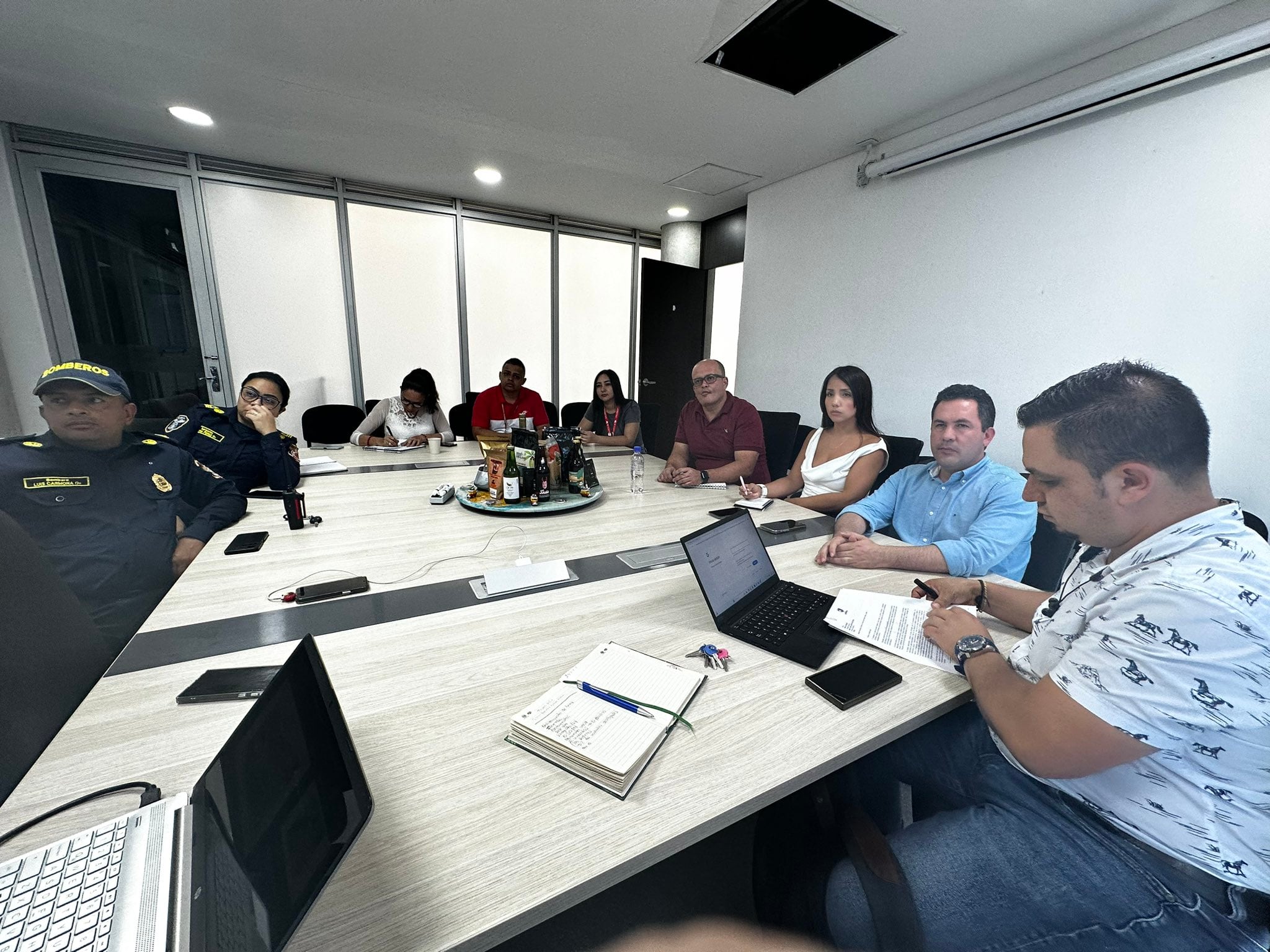 Consejo Municipal de Gestión de Riesgo ante movimiento en masa en Barbosa, Antioquia