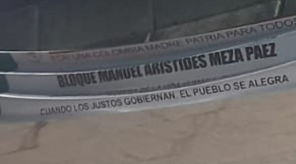 Barranquilla amanece con banderas del Clan del Golfo.