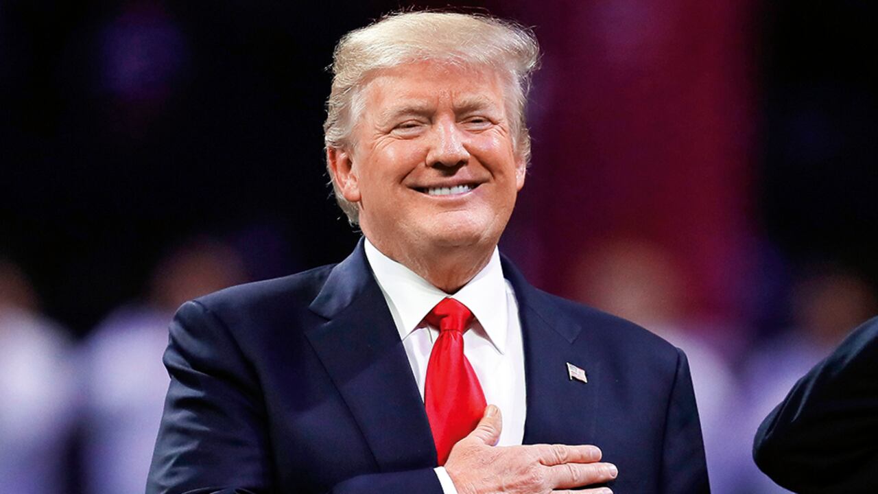 Donald Trump, presidente de los Estados Unidos.