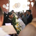 Una multitud acompañó las exequias del menor asesinado.