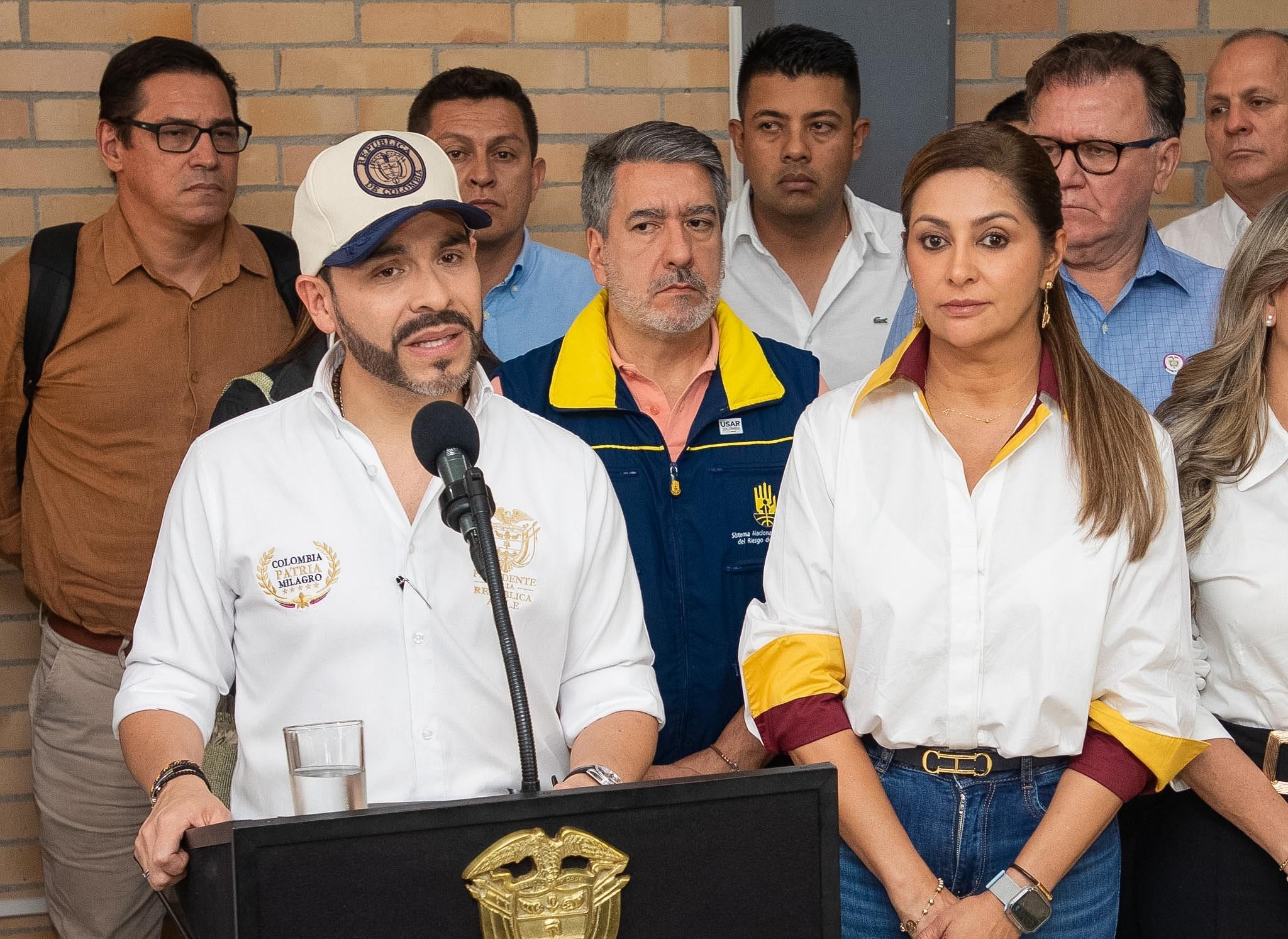 Rueda de prensa presidente Abelardo De La Espriella