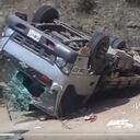 accidente de tránsito en la vía Ubaté - Zipaquirá, deja varias personas heridas.