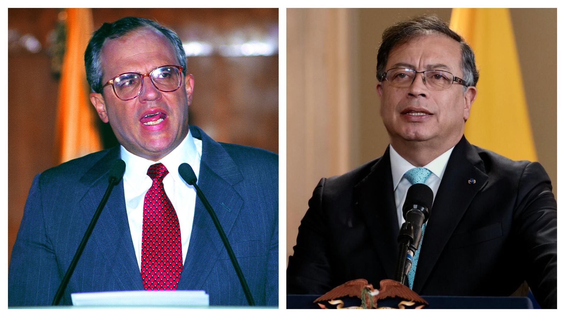 Ernesto Samper y Gustavo Petro.