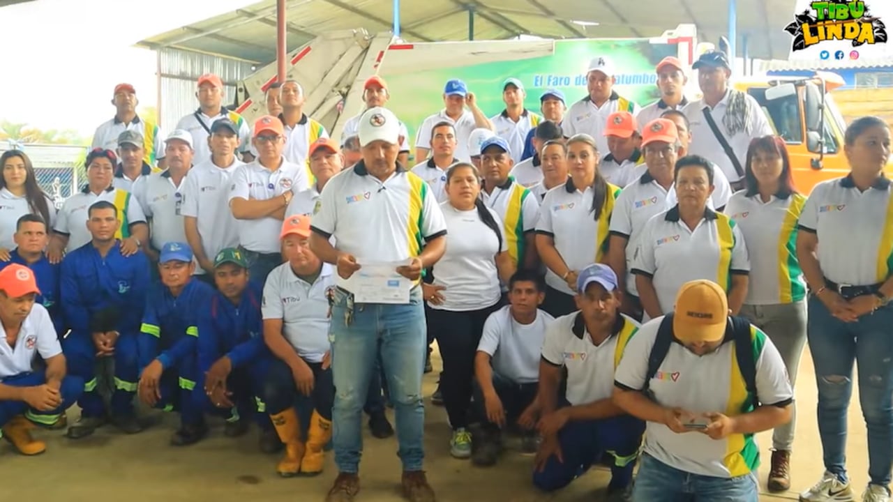 Empresas Municipales de Tibú solicitan la no privatización de los servicios de aseo en el municipio.