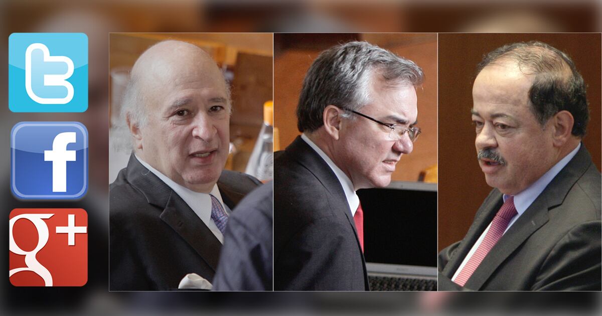 Sabas Pretelt, Diego Palacio y Alberto Velásquez.