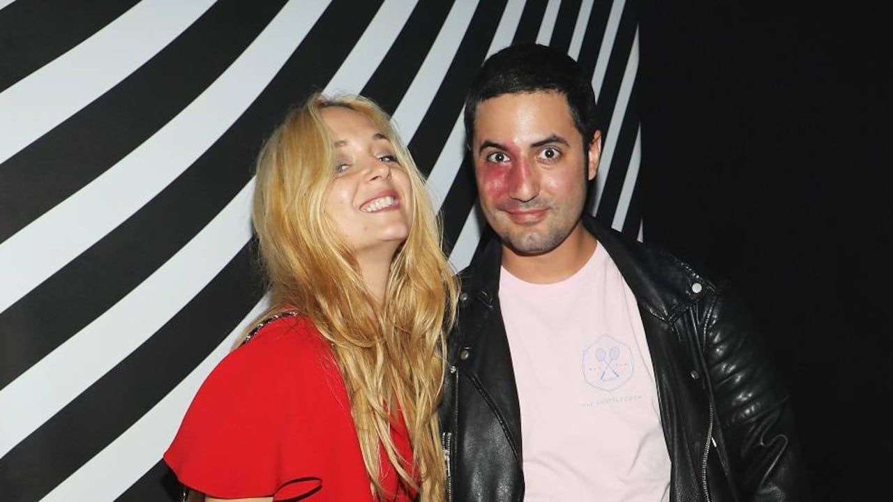 Julio Mario Santo Domingo III junto a Radostina Docheva en una fiesta en Miami.