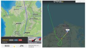 Avión de Avianca aterriza en Barranquilla tras declararse en emergencia en Barranquilla.