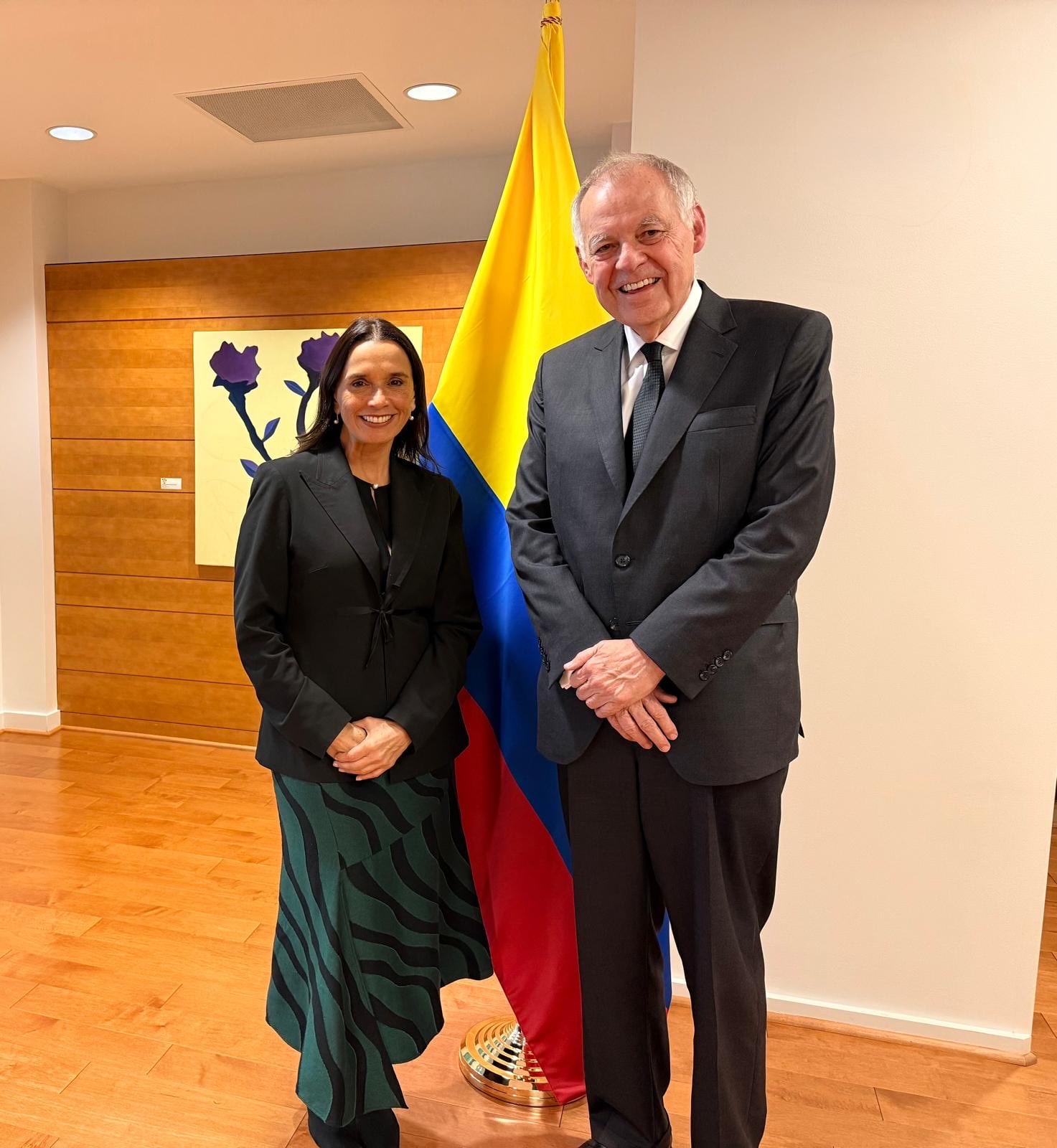 Reunión de María Consuelo Araújo y Alejandro Ordóñez