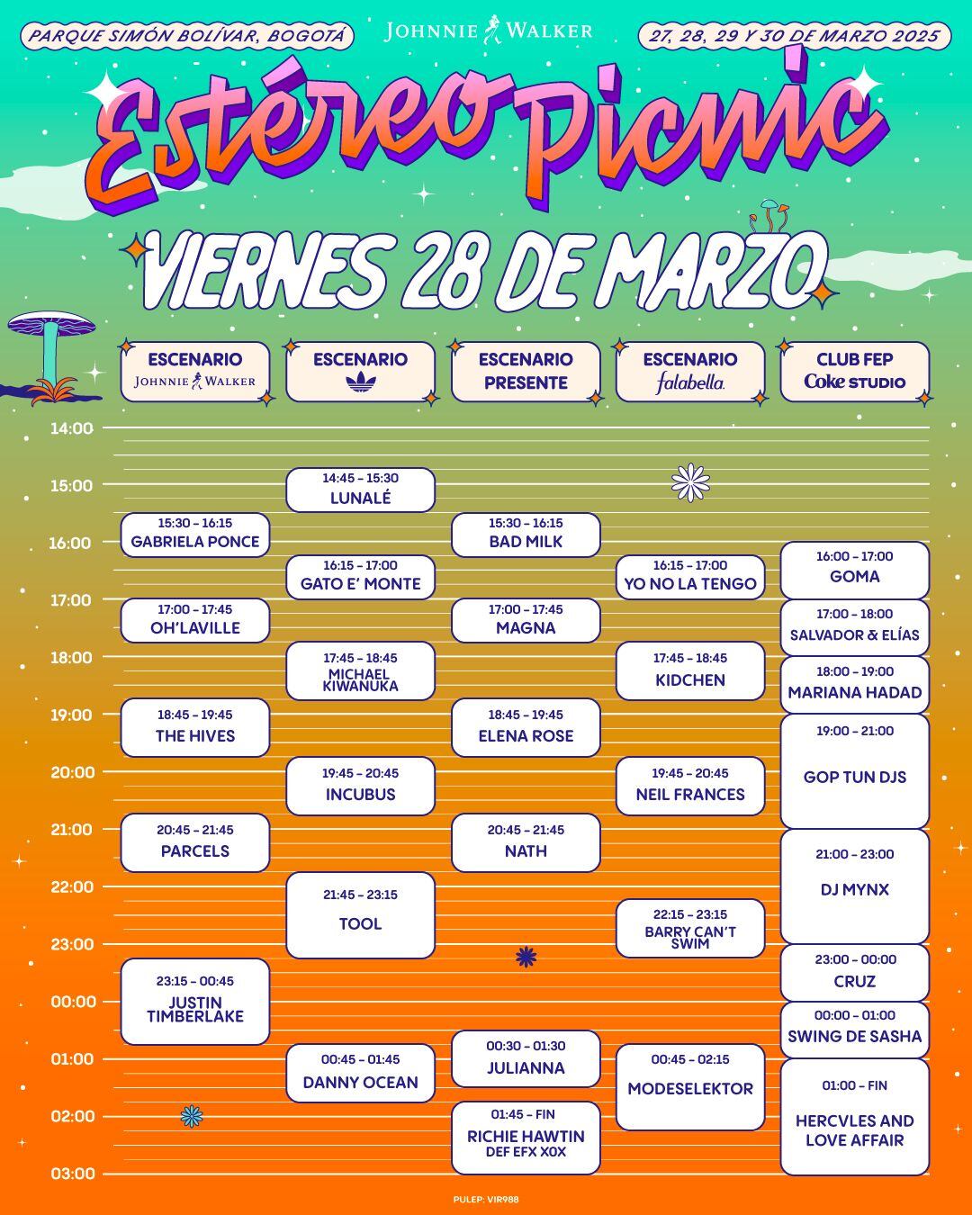 El segundo día se plantea absolutamente irresistible.