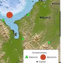 Temblor en Colombia de magnitud 6.6
