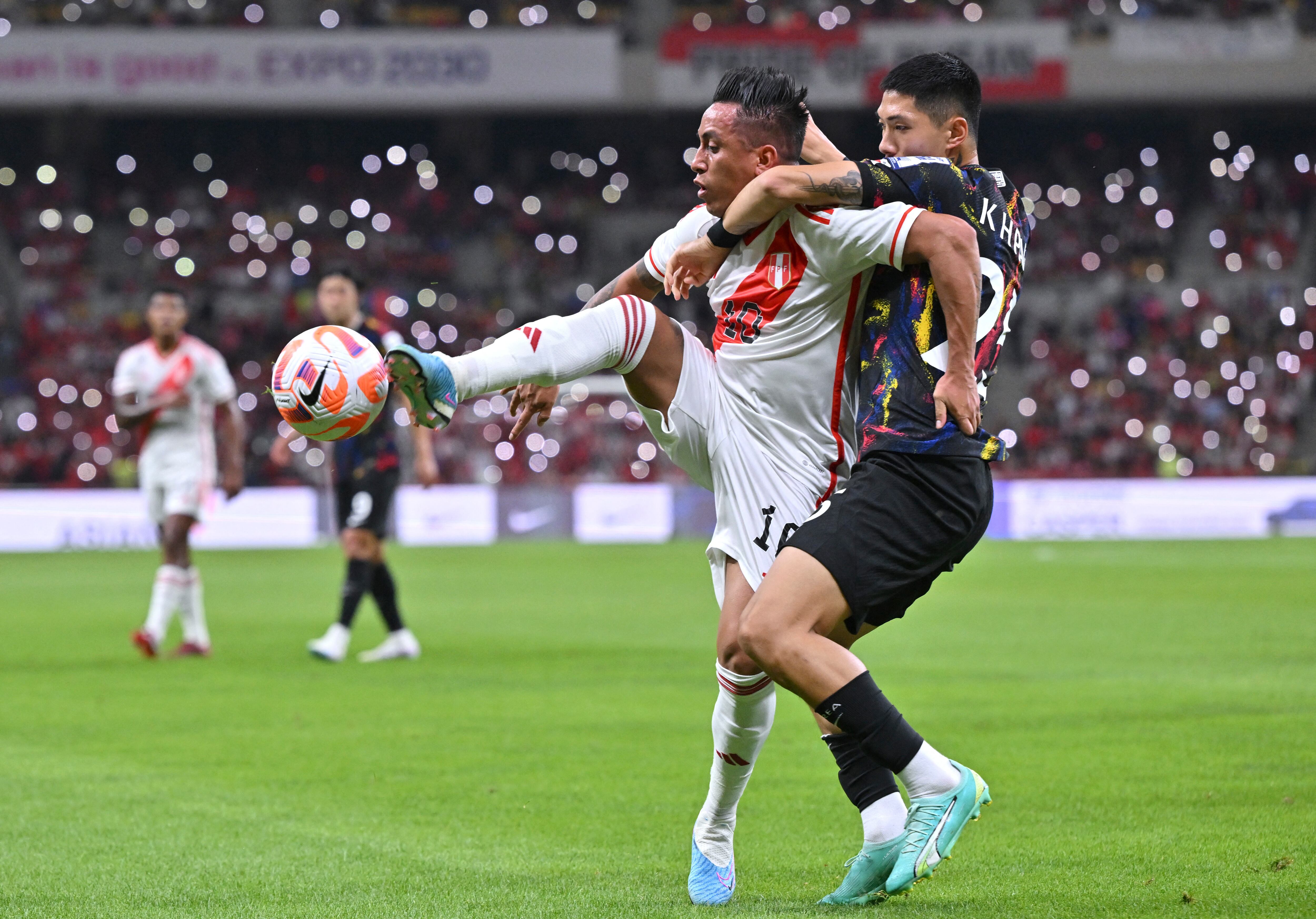 Christian Cueva, jugador de la Selección de Perú