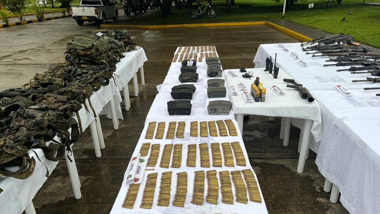 Explosivos y fusiles decomisan a las disidencias de las Farc en Putumayo