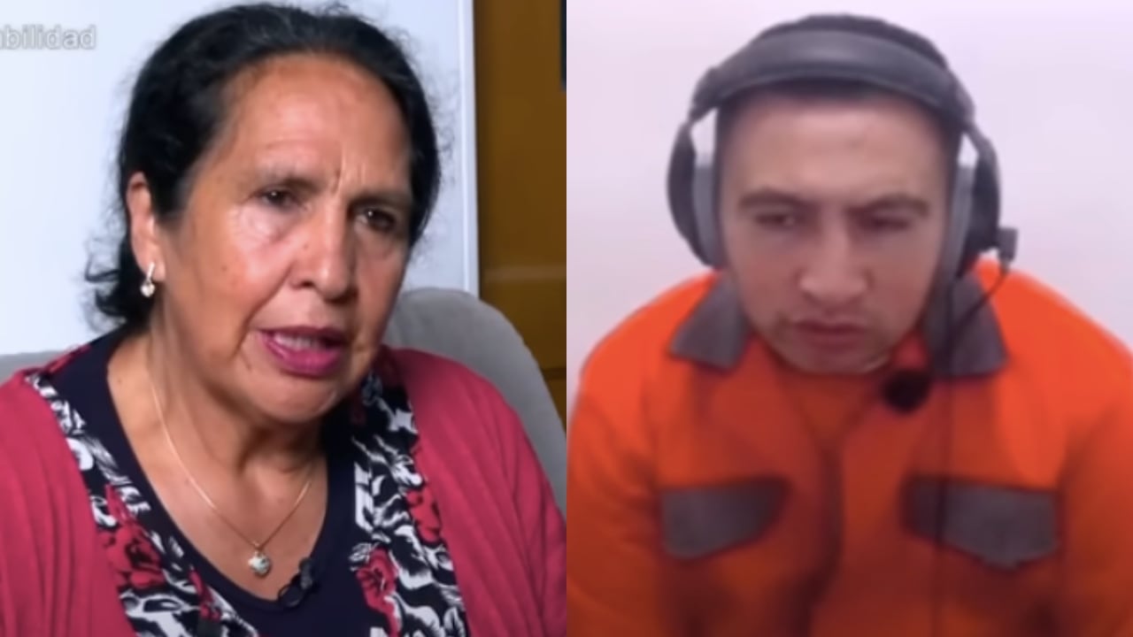 Gladis Beltrán y Darwin Beltrán, el presunto asesino.