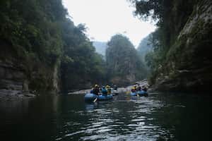 El Cañón de Güejar se encuentra ubicado en Mesetas, departamento del Meta.