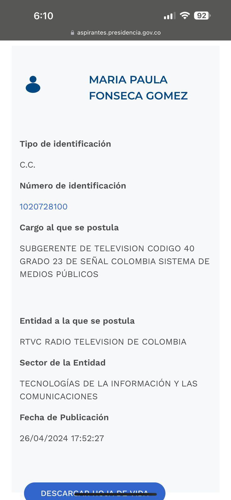 María Paula Fonseca