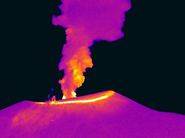 Volcán Puracé, según reporte del SGC el 15 de diciembre de 2025.