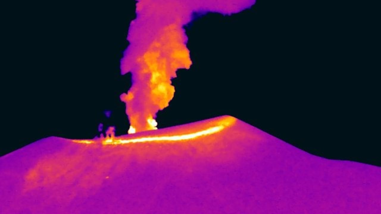 Volcán Puracé, según reporte del SGC el 15 de diciembre de 2025.
