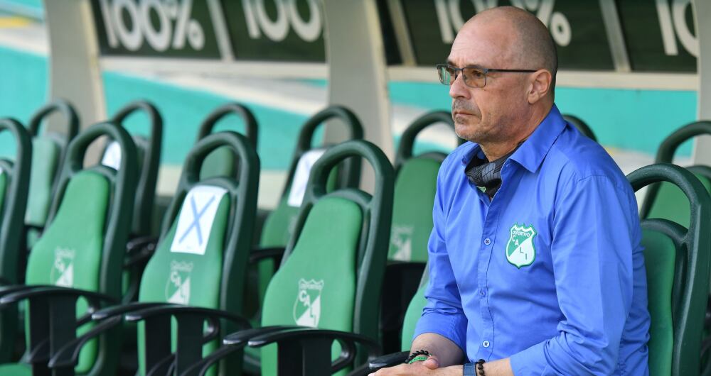 Alfredo Arias, técnico del Deportivo Cali. Foto: Prensa Dimayor