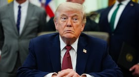 El presidente Donald Trump en el Despacho Oval de la Casa Blanca.