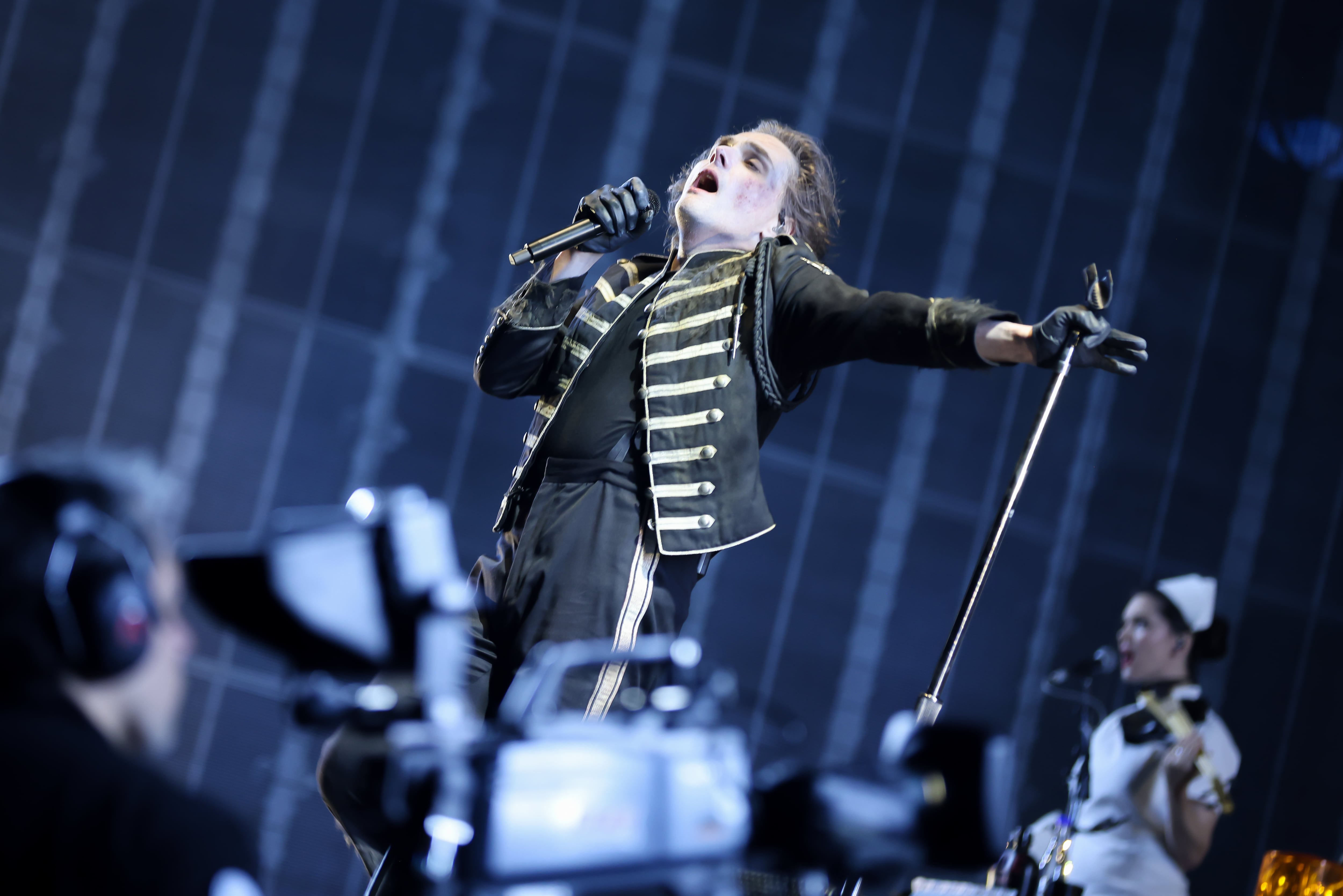 My Chemical Romance en el Vive Claro de Bogotá, Febrero 10, 2026. La primera visita de estos reyes del emo no decepcionó a nadie. Foto: Esteban Vega La-Rotta