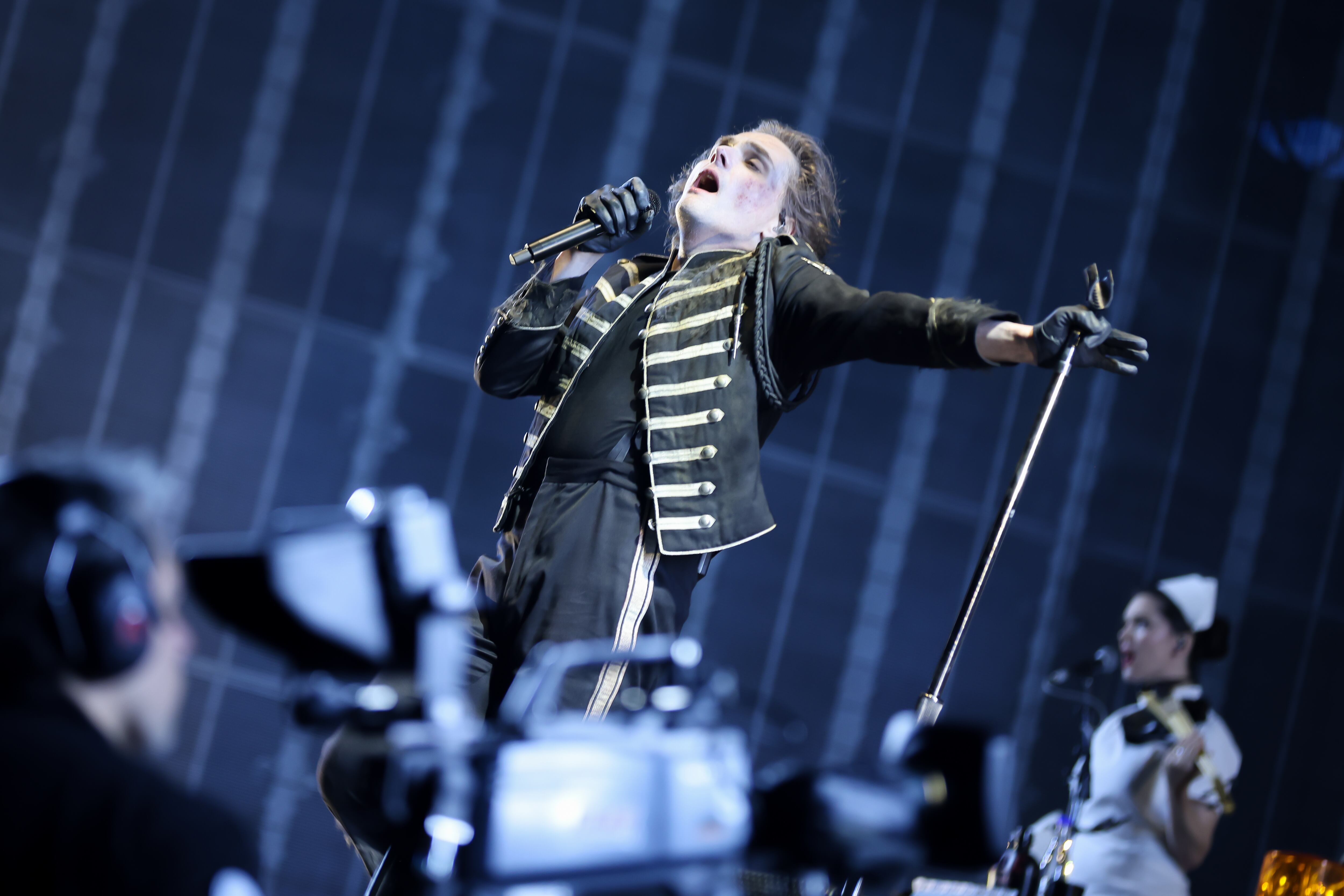 My Chemical Romance en el Vive Claro de Bogotá, Febrero 10, 2026. La primera visita de estos reyes del emo no decepcionó a nadie. Foto: Esteban Vega La-Rotta