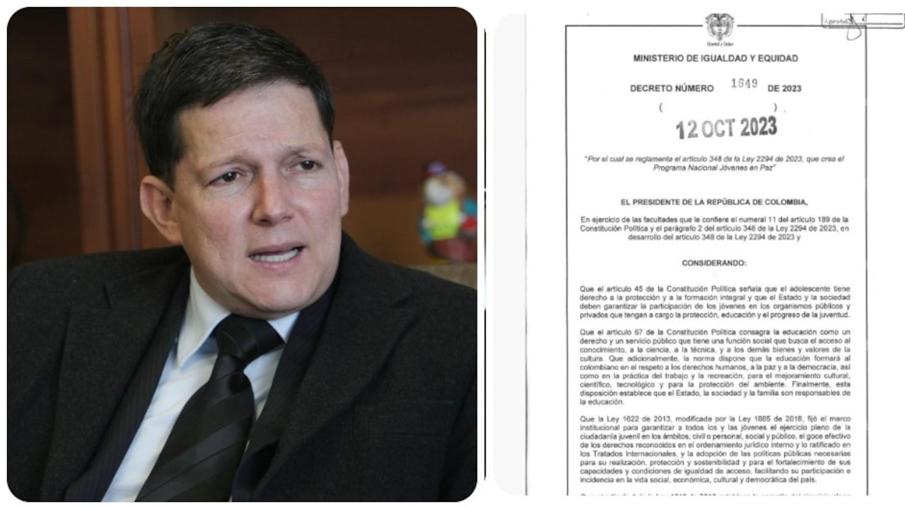 El exministro de Justicia, Wilson Ruiz.