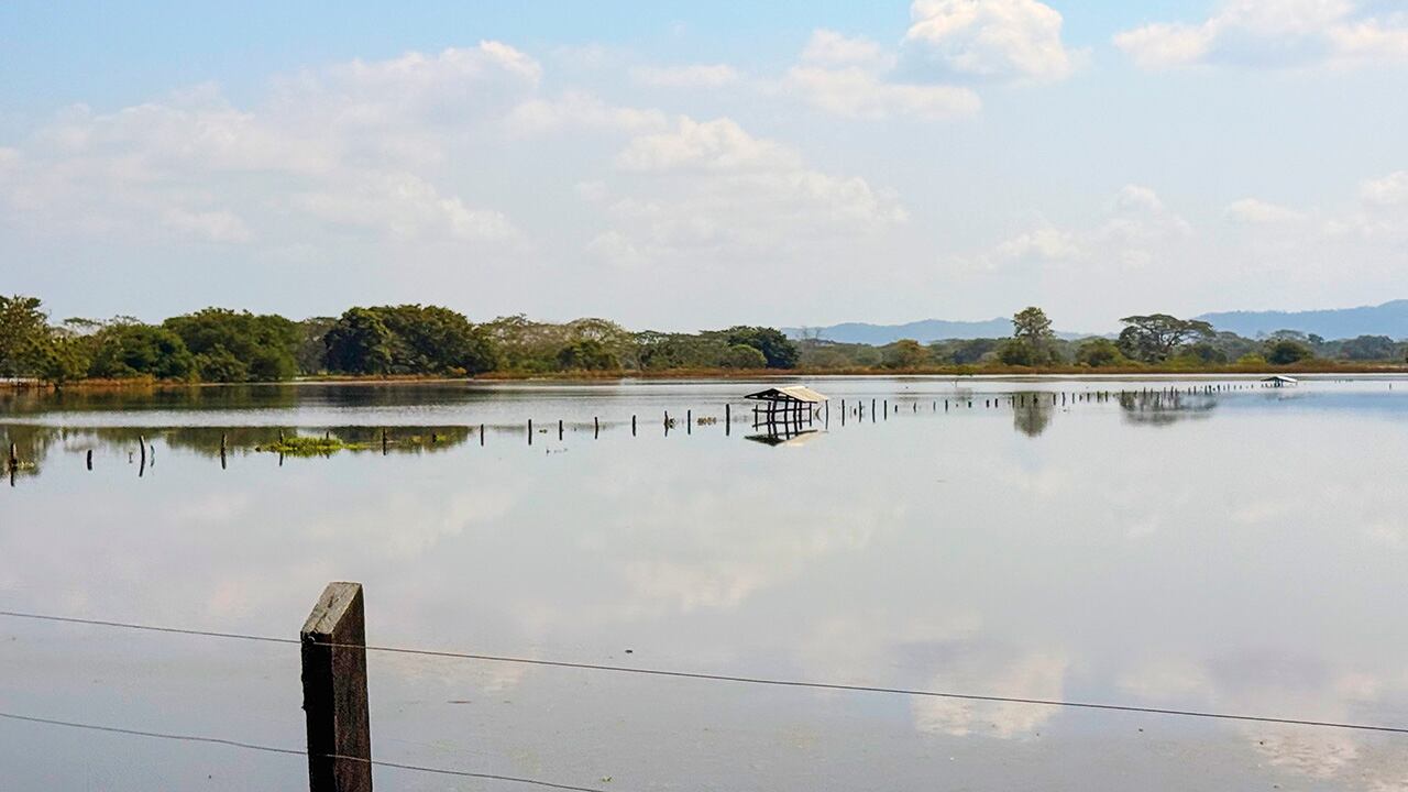 Los frentes fríos aumentaron las lluvias en esa región del país. Varios ríos se desbordaron. 