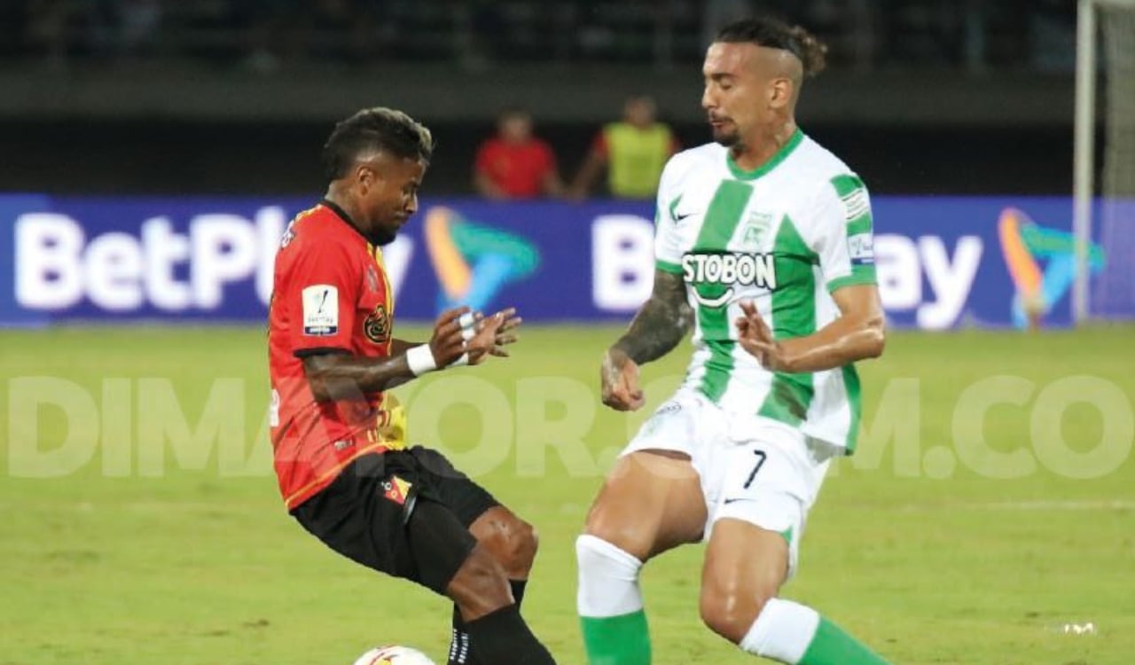 Pereira vs. Nacional en la primera final de la Superliga 2023.