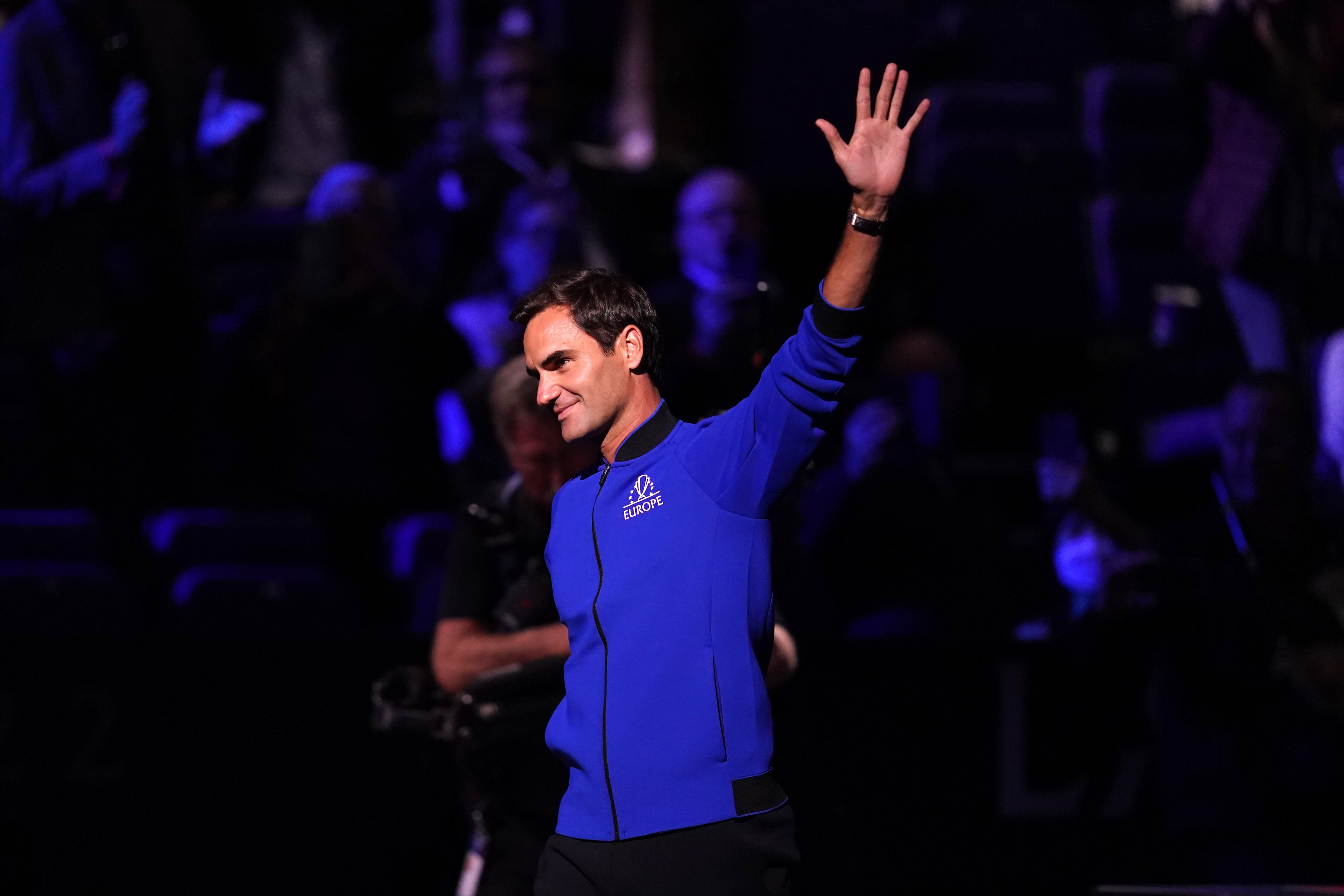 Roger Federer en la Laver Cup