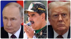 Vladimir Putin, Nicolás Maduro y Donald Trump