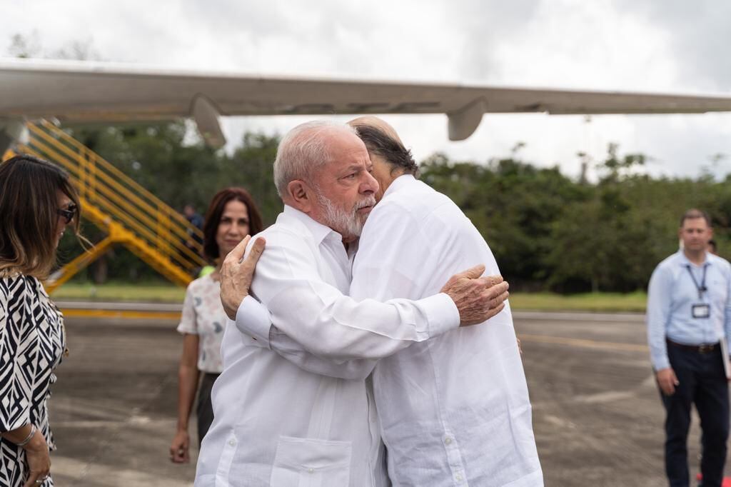Reunión técnico científica de la Amazonía. Presidentes de Colombia y Brasil, Gustavo Petro y Lula da Silva.