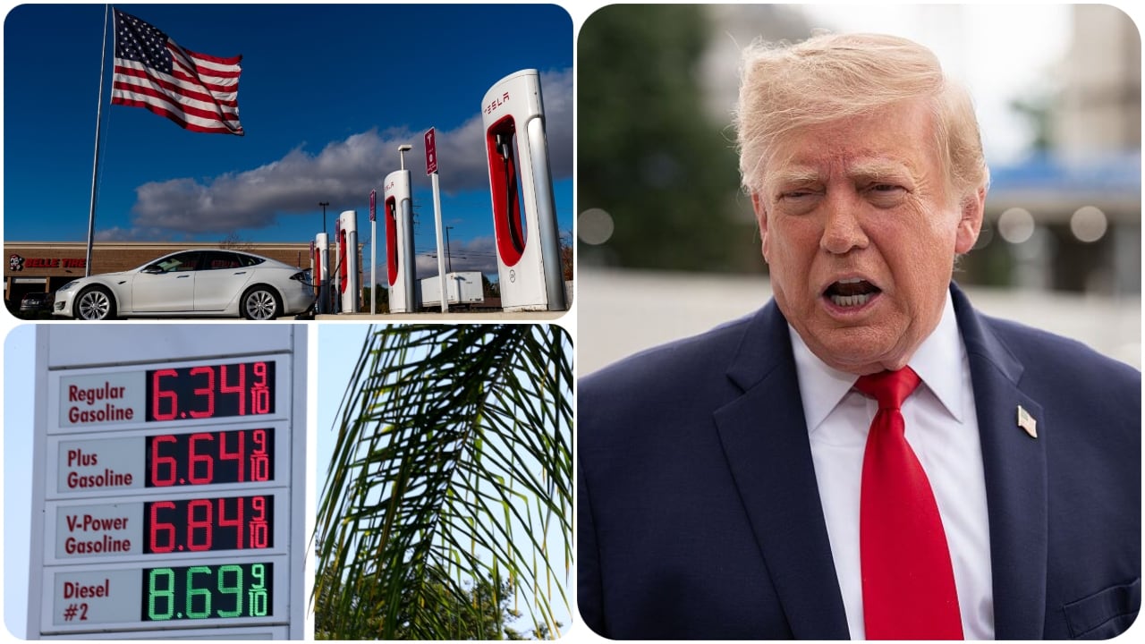 Donald Trump, presidente de Estados Unidos, toma medidas en contra de los vehículos eléctricos en su país.